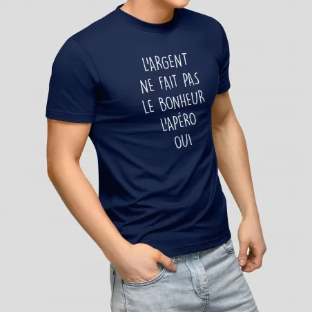 T-shirt 100% Coton bio - L'argent ne fait pas le bonheur