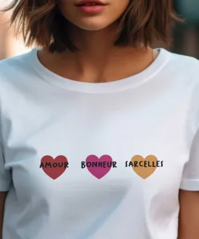 T-Shirt Amour bonheur Sarcelles