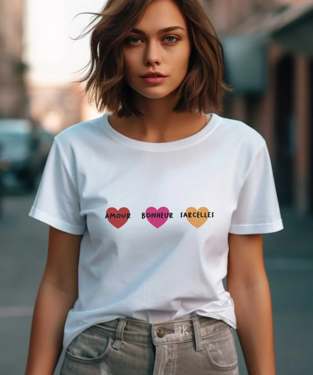 T-Shirt Amour bonheur Sarcelles