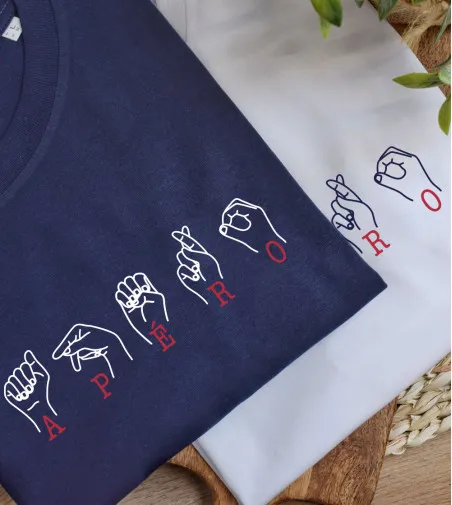 T-shirt Apéro - Langue des signes