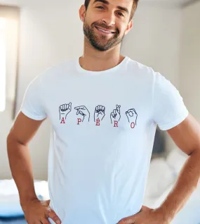 T-shirt Apéro - Langue des signes