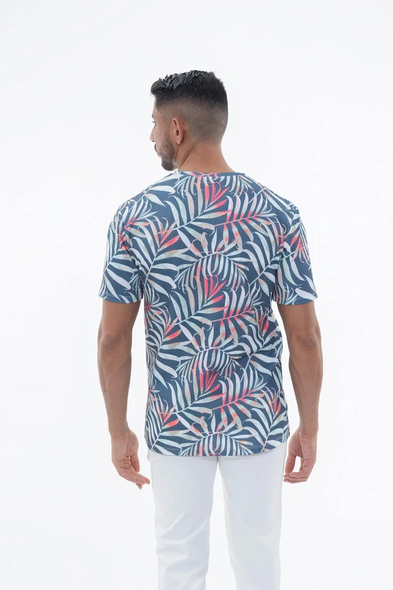 T-shirt aux motifs naturels