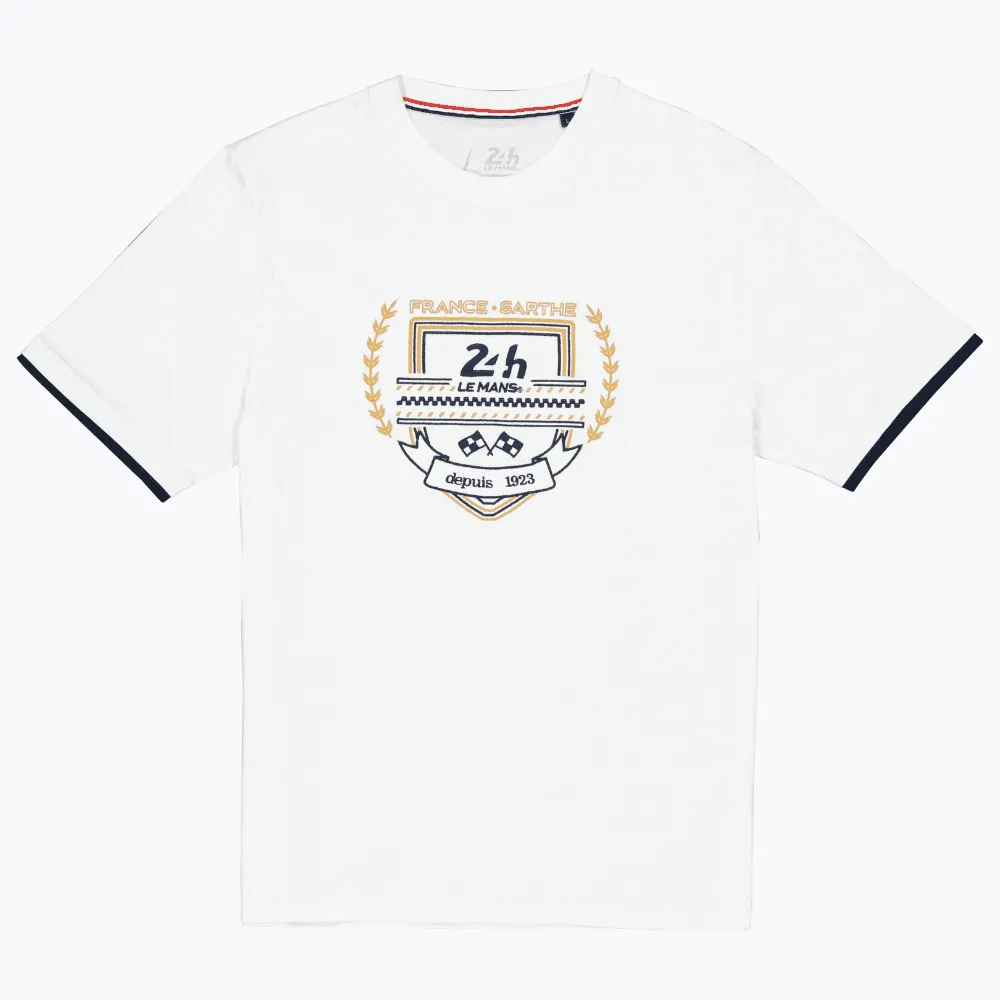 T-SHIRT BLANC BRODÉ