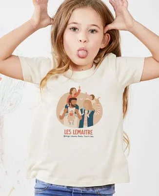 T-Shirt bébé Famille sur les épaules