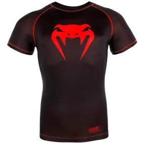 T-shirt de compression Venum Contender 3.0 - Manches courtes - Noir/Rouge