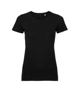 T-shirt femme noir Russell