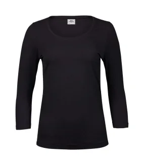 T-shirt femme noir Tee Jays