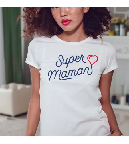 T shirt Femme - Super maman