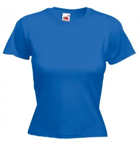 T-Shirt Femme Valueweight en Coloris Bleu Fuchsia Orange Noir et Rouge