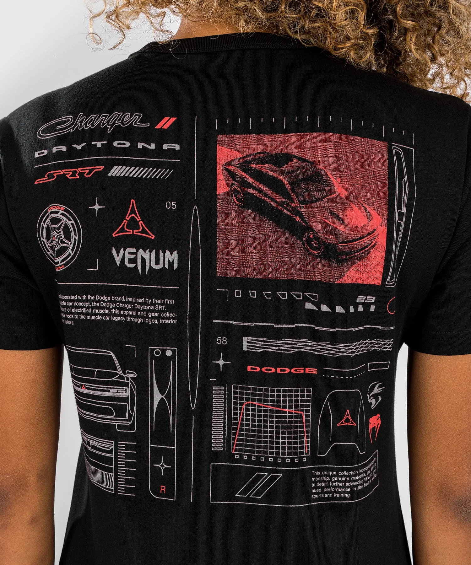 T-Shirt Femme Venum x Dodge Banshee - Noir