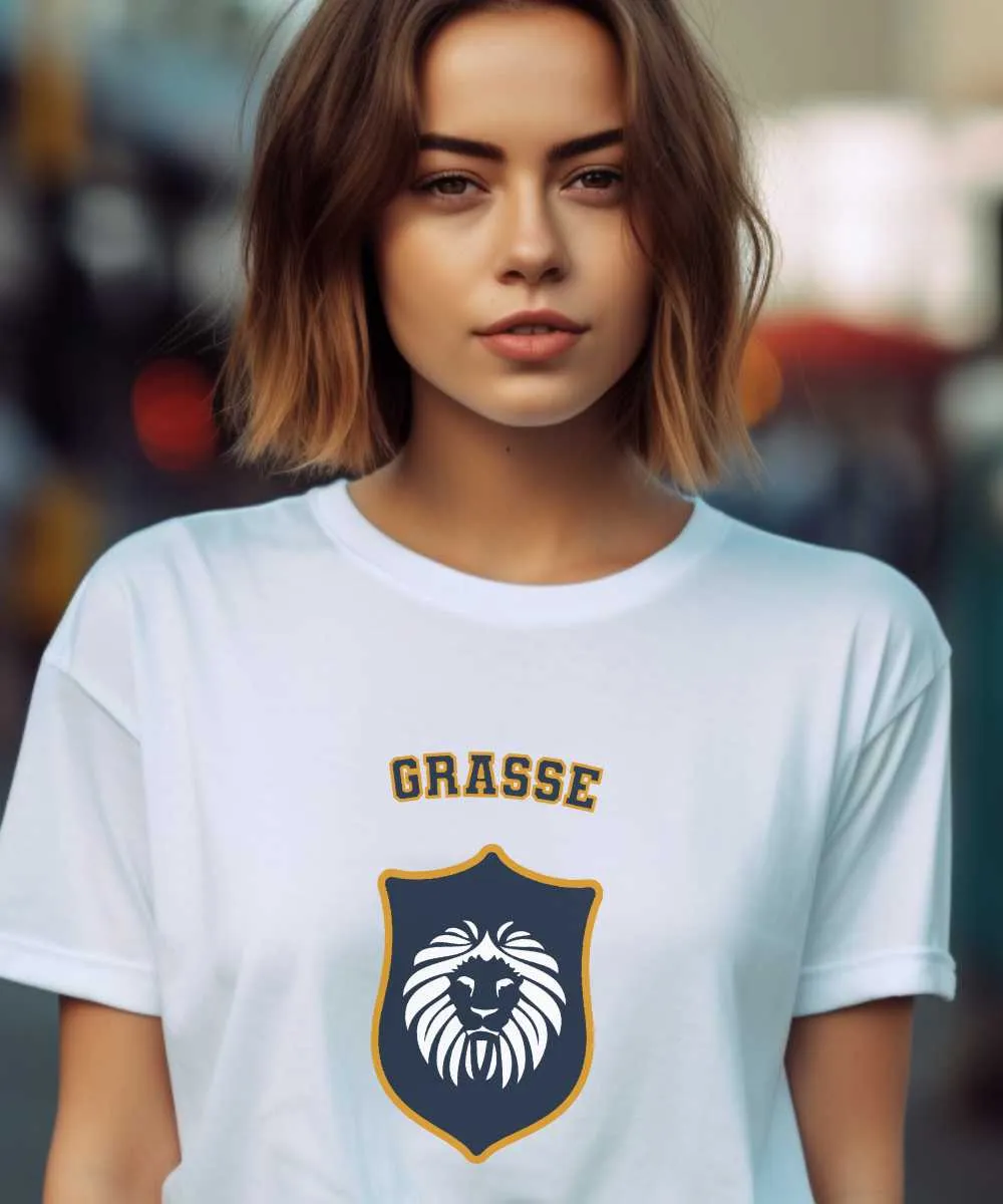 T-Shirt Grasse blason