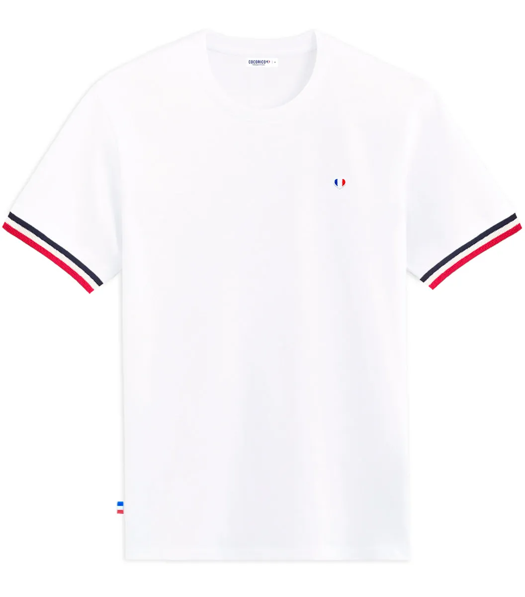 T-shirt Homme Supporter Blanc - L'iconique