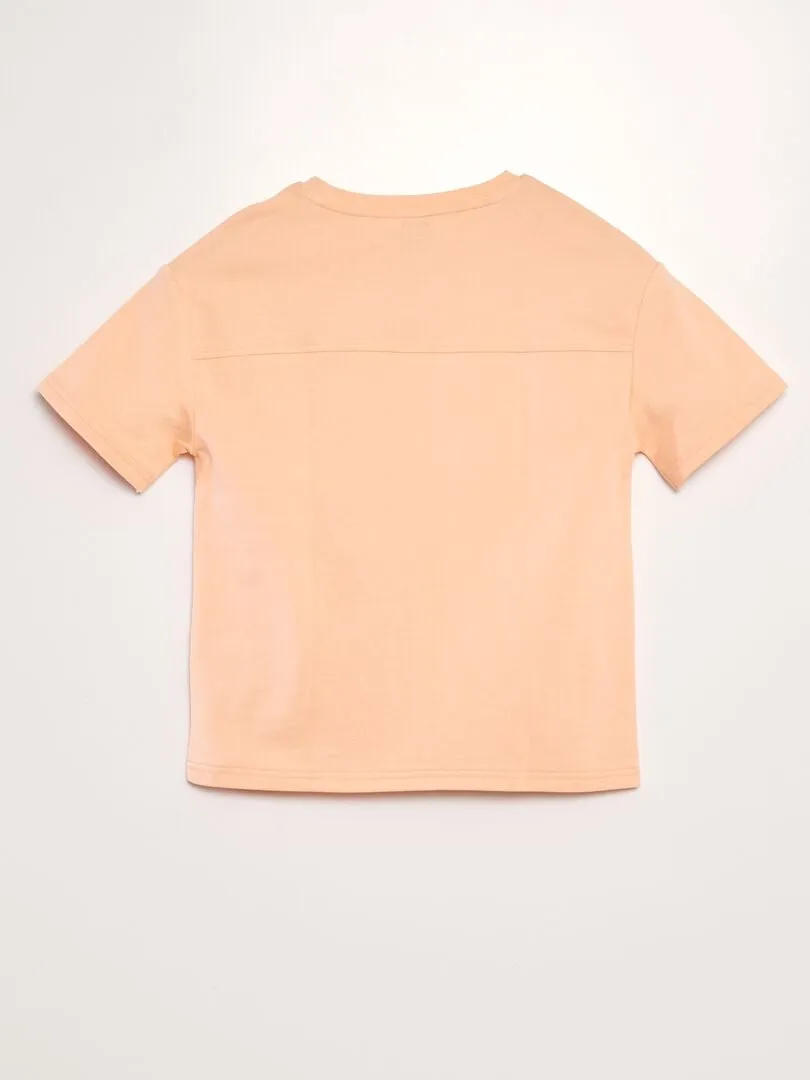 T-shirt loose - Orange