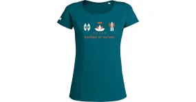 T-shirt manches courtes avec imprimé "Flore - Bien-être - Faune" - coton biologique