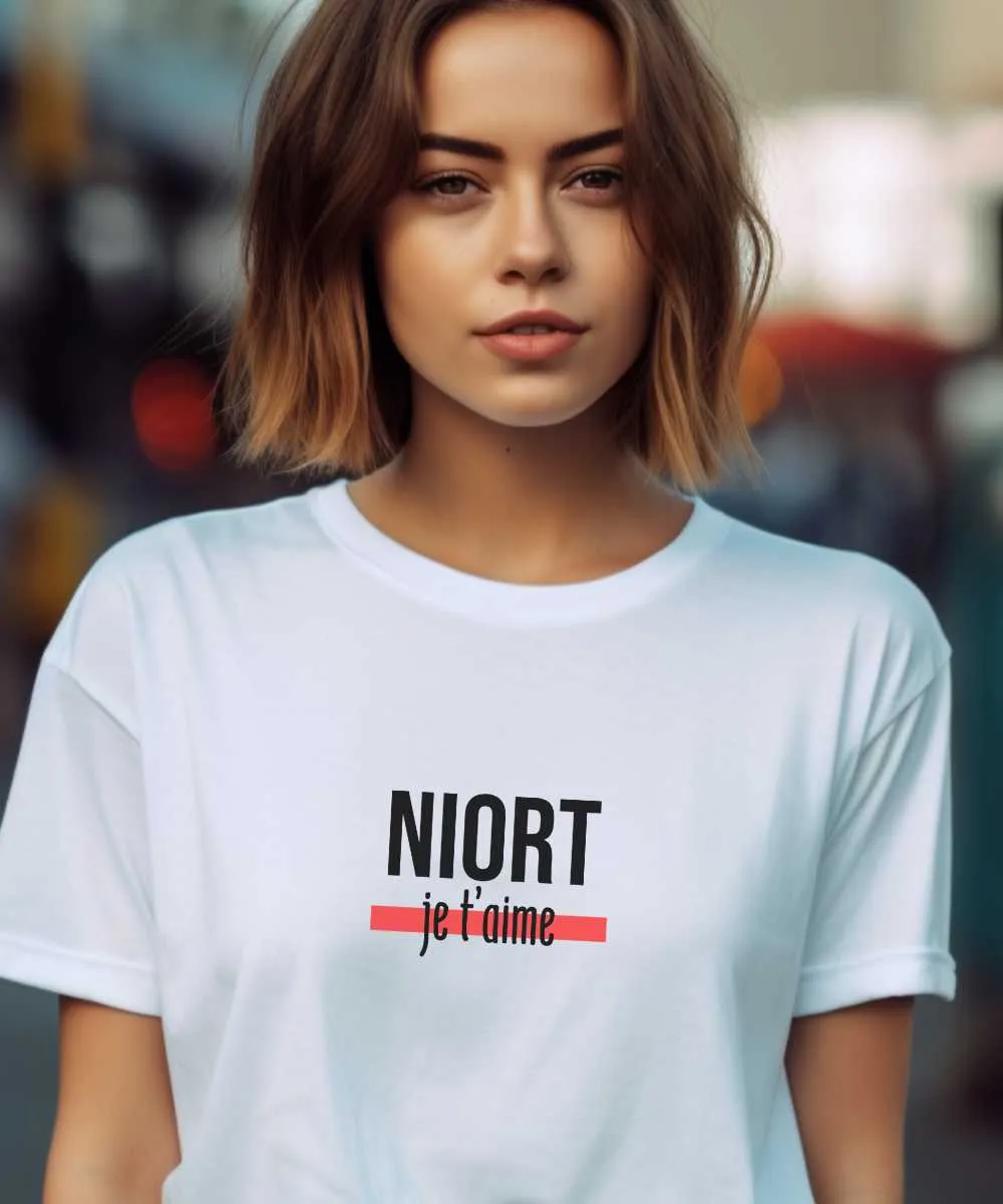 T-Shirt Niort je t'aime