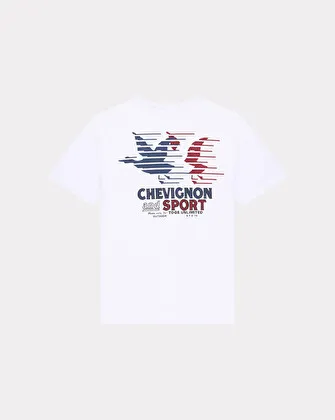 T-SHIRT SPORT BLANC , T-SHIRT IMPRIMÉ Chevignon