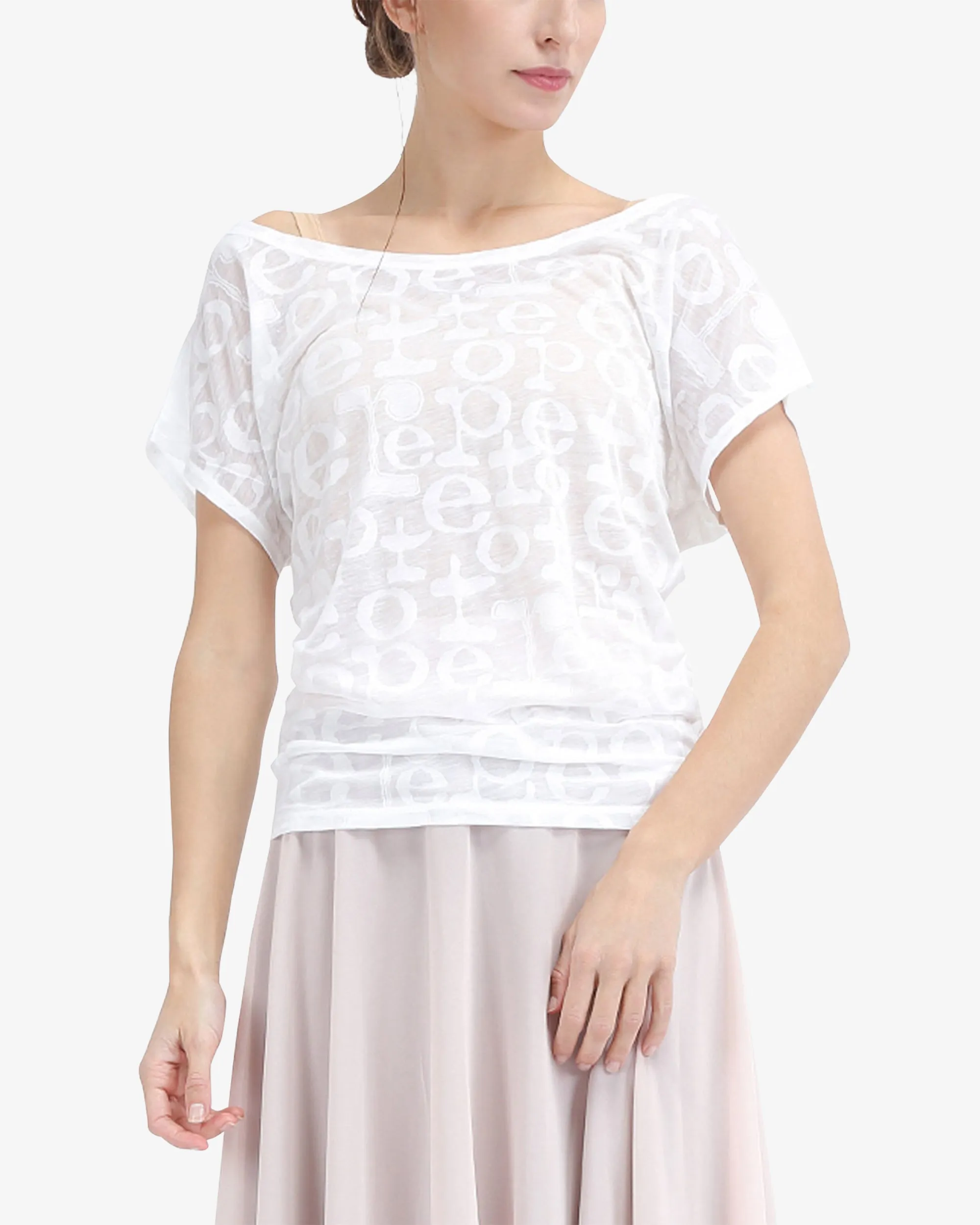 T-shirt transparence Repetto