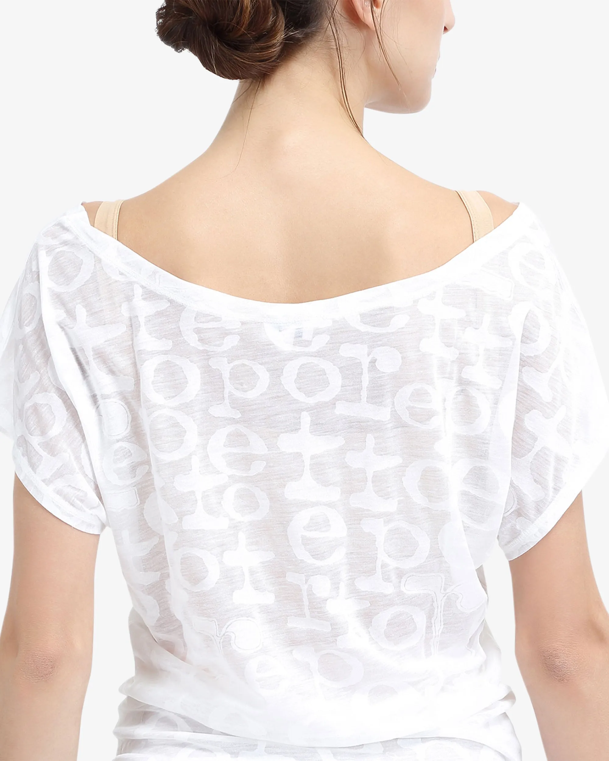 T-shirt transparence Repetto