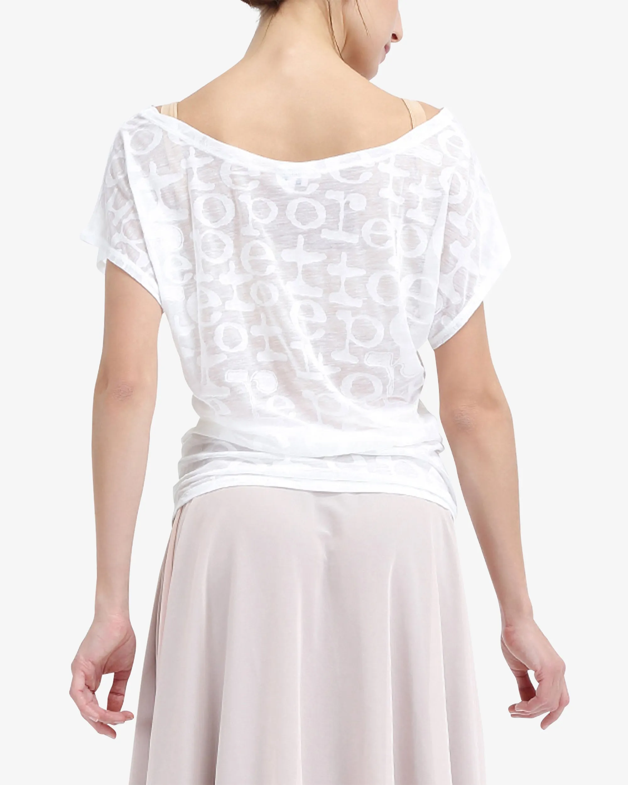 T-shirt transparence Repetto