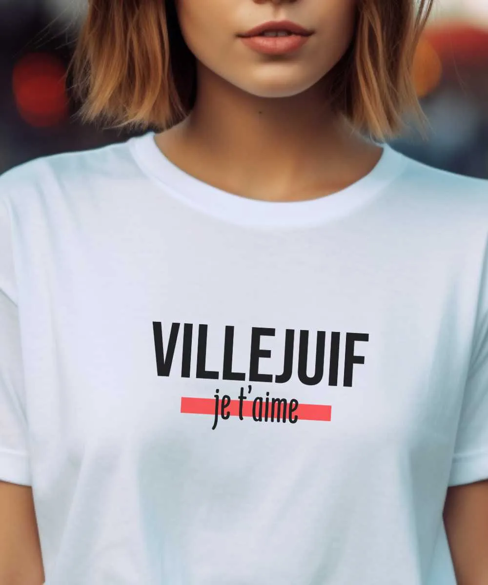 T-Shirt Villejuif je t'aime