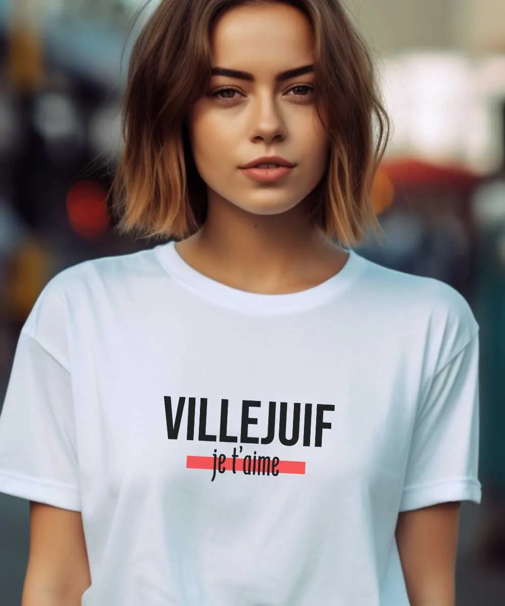 T-Shirt Villejuif je t'aime