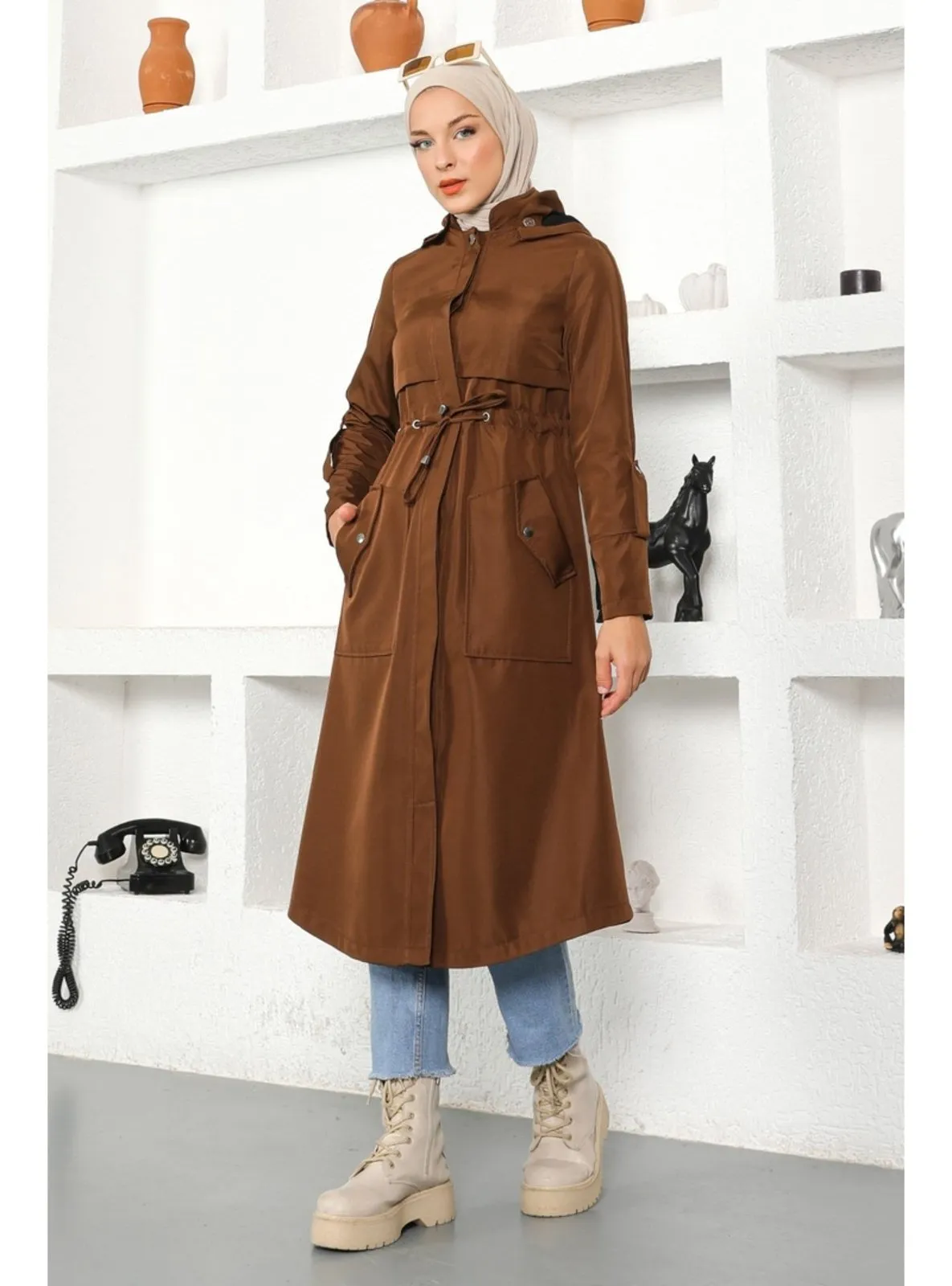 Tan Trench Coat