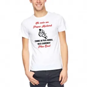 Tee Shirt homme "Papa motard"