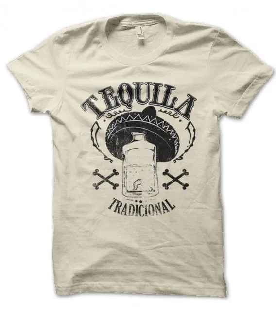 Tee Shirt vintage Tequila Worm Tradicional