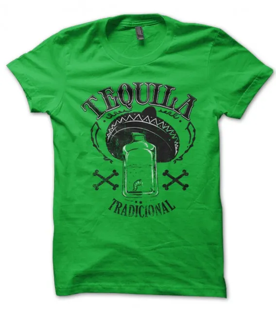 Tee Shirt vintage Tequila Worm Tradicional