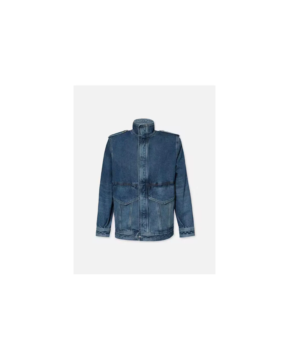 VESTE DENIM POWER JACKET LUXOR - Frame | Chez Maman Rouen