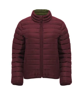 Veste isolée finland femme pourpre foncé Roly