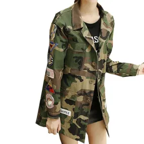 veste militaire femme