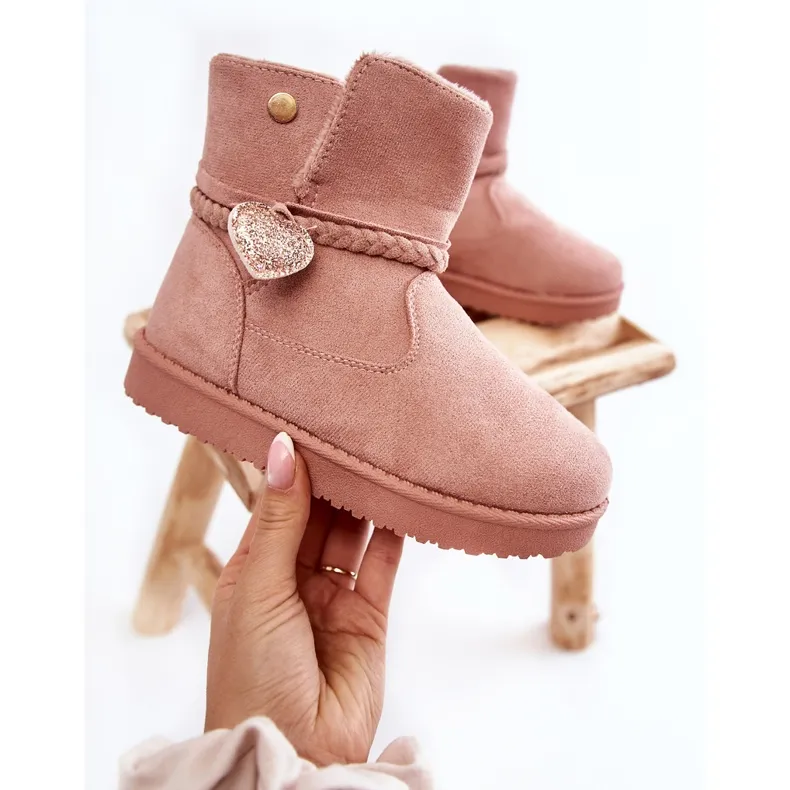 Vinceza Bottes de Neige Enfant Rose May