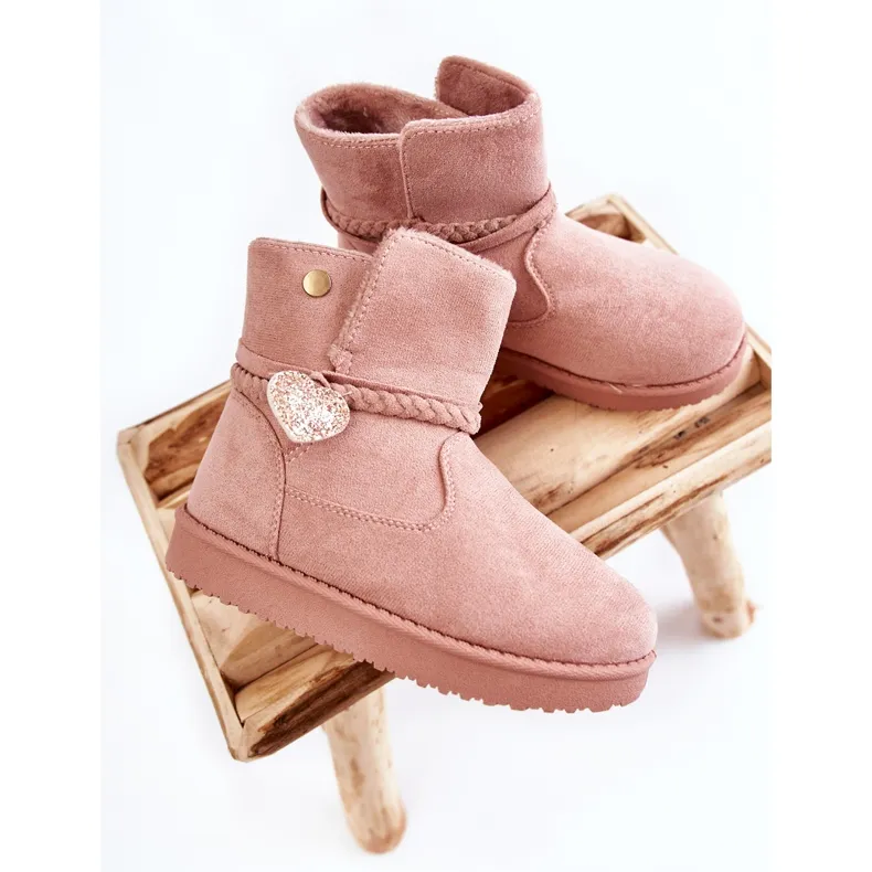 Vinceza Bottes de Neige Enfant Rose May