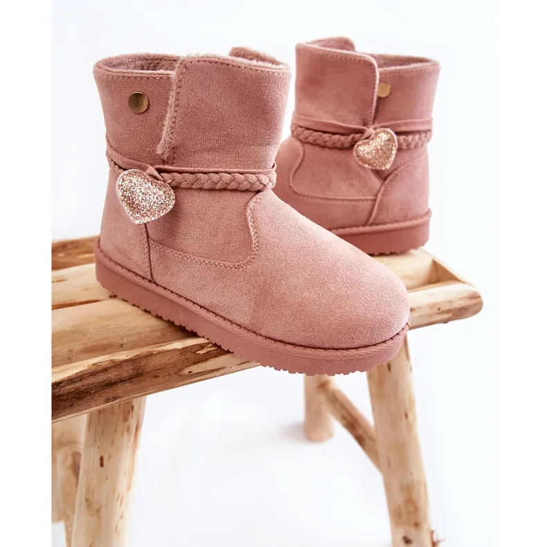 Vinceza Bottes de Neige Enfant Rose May