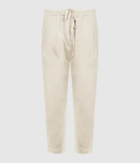 XIRENA Partager  Pantalon Draper Coton Beige  